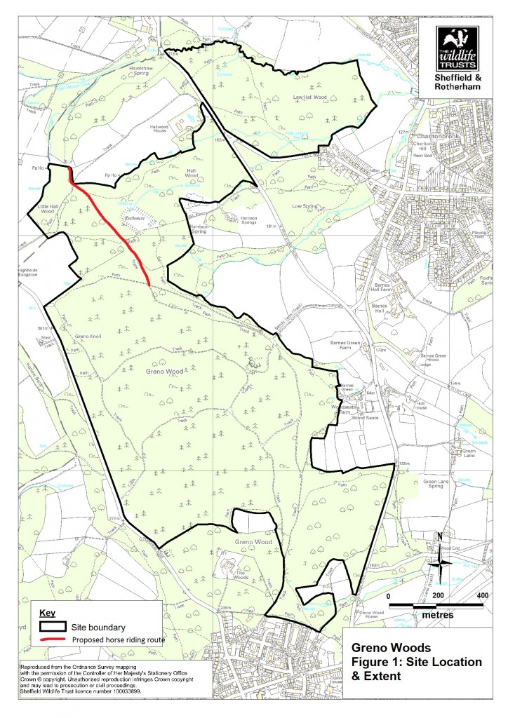 Proposed additional horse riding route